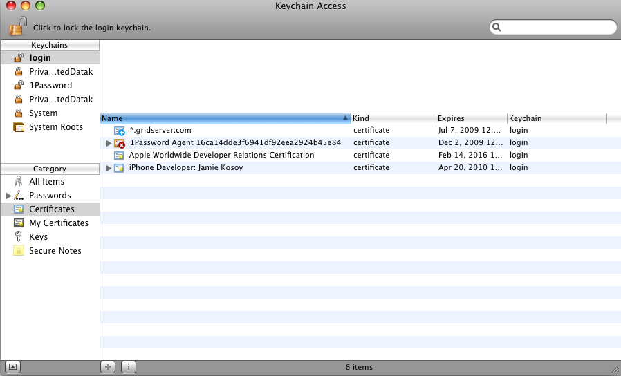 Certificate installed