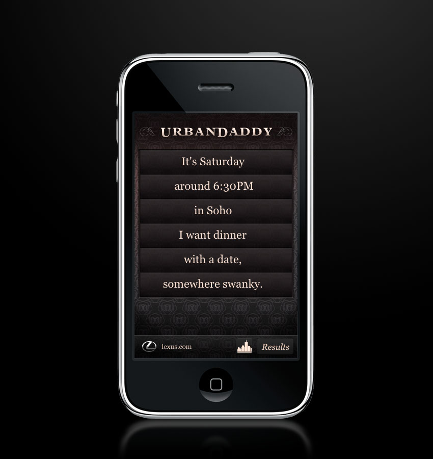 We’d add a “wildcard” option once you filled out the options, to complete the vibe of the app.